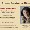 “Margarita Nelken, crítica de arte en España y México”, conferencia del Dr. Miguel Cabañas