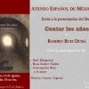 Presentación del libro “Contar los años”, del Dr. Ramiro Ruiz Durá
