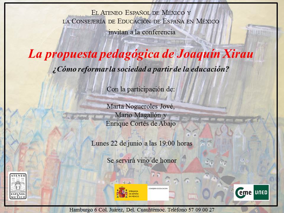 Conferencia 22 de junio - Joaquín Xirau