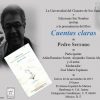Presentación de Cuentas claras de Pedro Serrano – 26 de noviembre 19:00 horas