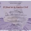 Mesa redonda El final de la Guerra Civil – 3 de marzo de 2016