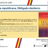 Presentación de libro. España republicana. Obligado destierro
