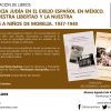 Presentación de dos libros de la colección “Recordar el Olvido”