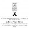 Lamentamos el fallecimiento de Dolores Nieto Rivero