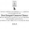 Lamentamos el fallecimiento de D. Ezequiel Casanova Claraco