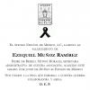 Lamentamos el fallecimiento de Ezequiel Muñoz Ramírez