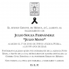 Lamentamos el fallecimiento de Julio Souza Fernández “Julio Mayo”