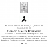 Lamentamos el fallecimiento de  Horacio Álvarez Rodríguez