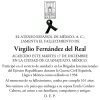 Lamentamos el fallecimiento de Virgilio Fernández del Real