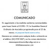 Comunicado de Asamblea General