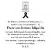 Lamentamos el fallecimiento de Francisco Serrano Migallón
