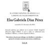 Lamentamos el fallecimiento de Elsa Gabriela Díaz Pérez