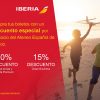 10% de descuento en Clase turista y Turista Premium en vuelos con Iberia