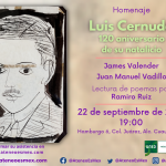 Homenaje a Luis Cernuda. 120 aniversario de su natalicio