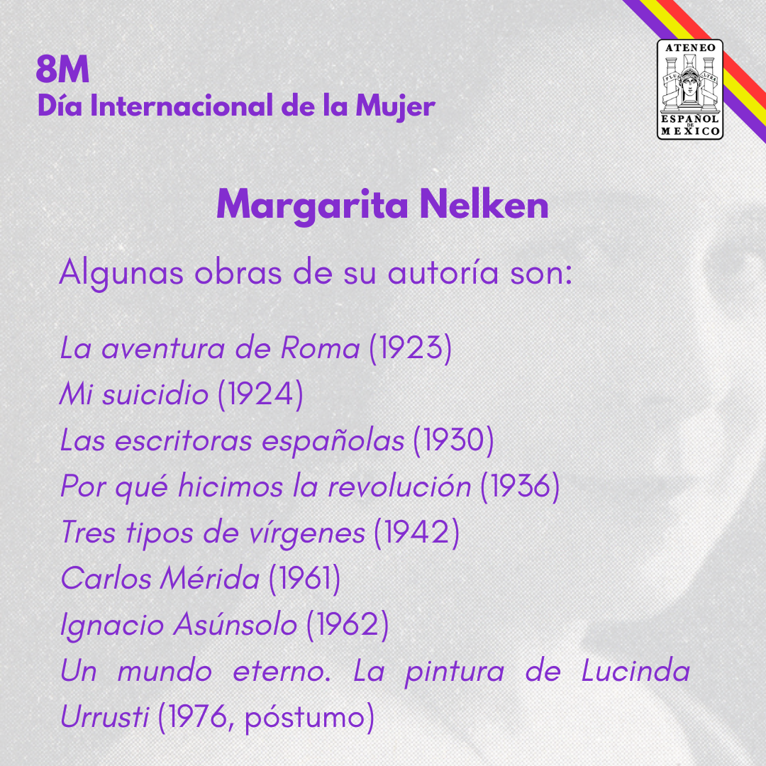 Margarita Nelken 8M DíaInternacionalDeLaMujer