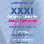 XXXI Certamen Literario Juana Santacruz