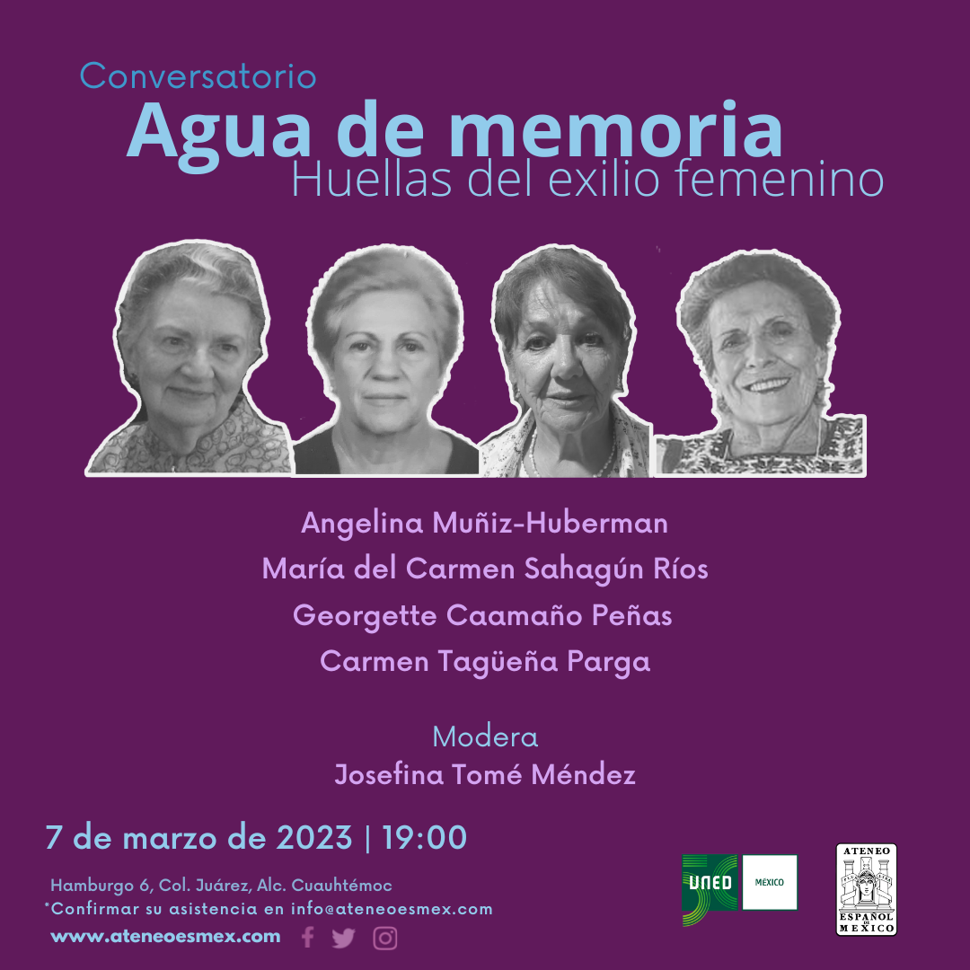 Conversatorio "Agua de memoria. Huellas del exilio femenino"