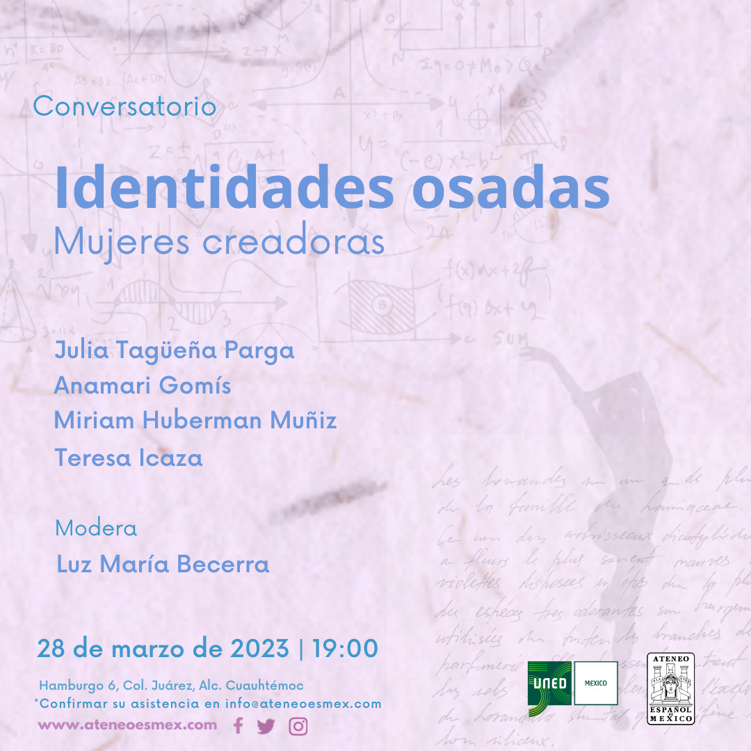 Conversatorio. "Identidades osadas. Mujeres creadoras"