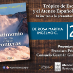 Presentación del libro "Testimonio de una vida sin fronteras" de Rosa Martha Ingelmo