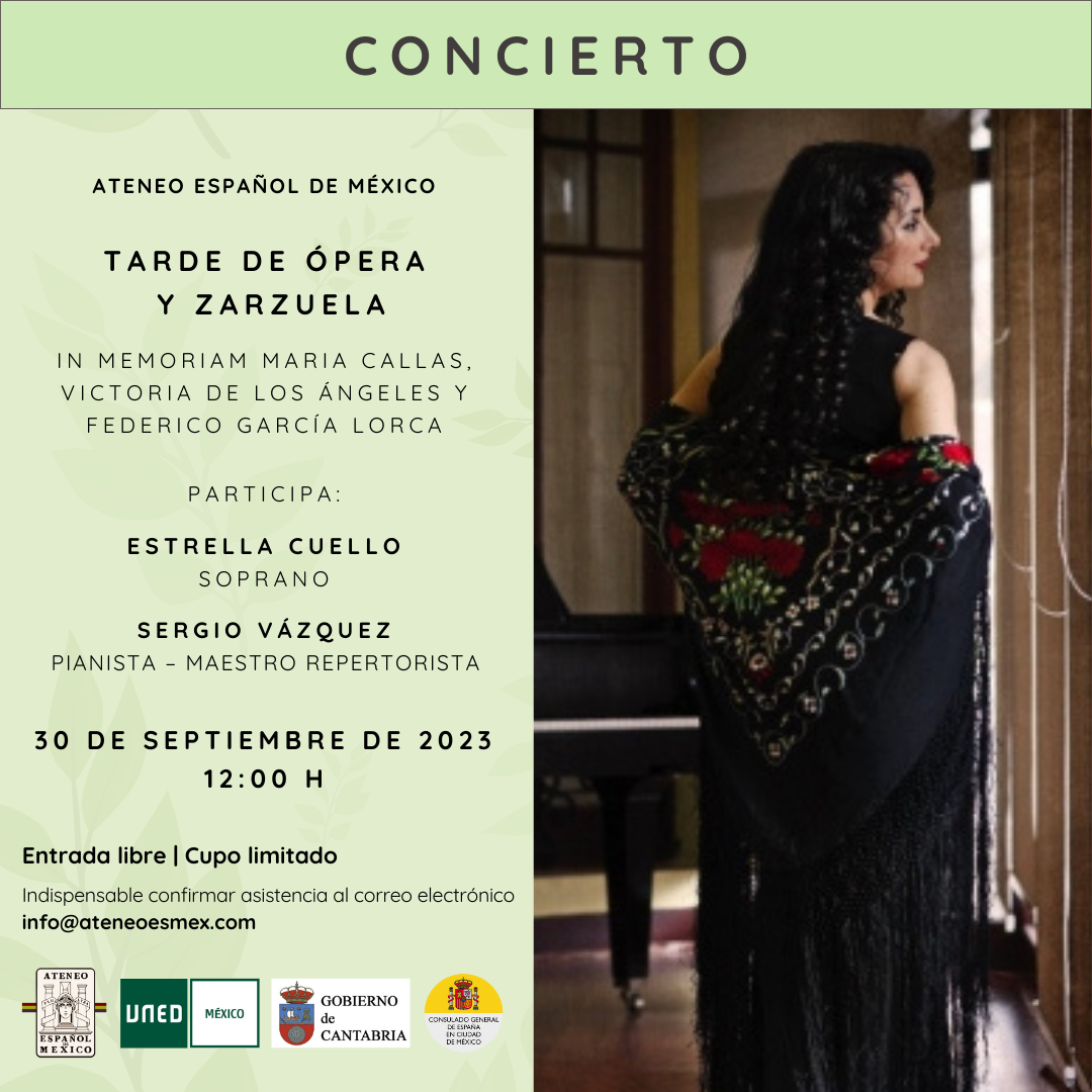 Concierto: Tarde de ópera y zarzuela