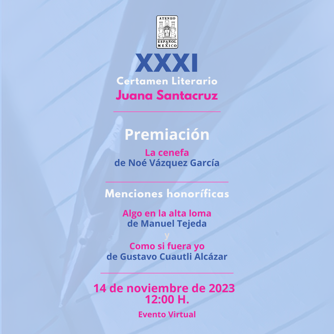 Premiación del XXXI Certamen Literario Juana Santacruz